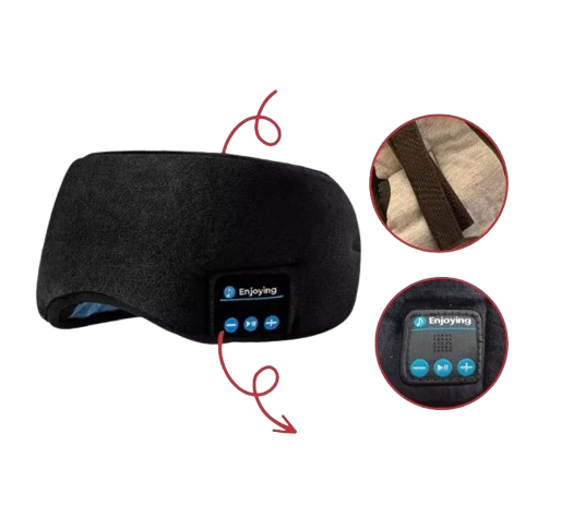 Máscara de Sono Bluetooth