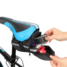 Bolsa Traseira Impermeável para Bicicleta | Compacta e Resistente