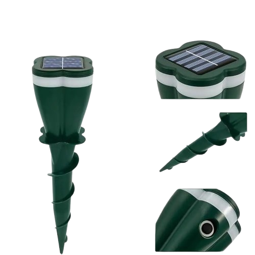 Repelente Ultrassônico Solar de Animais para Uso Externo
